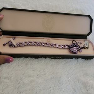 Juicy Couture Rare Lilac Charm Bracelet